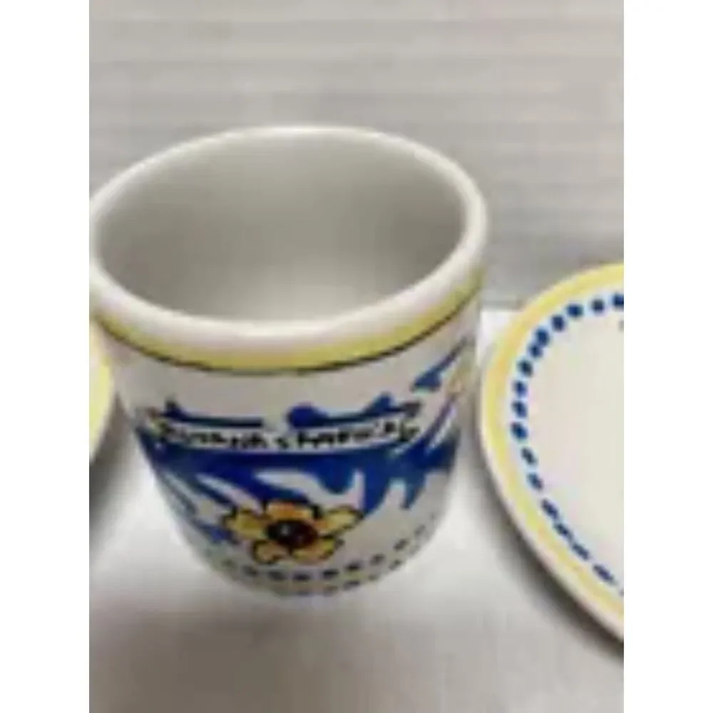 ROMANA SAMBUCA Vintage Italian Espresso Cup 3oz and Saucer Set of 2